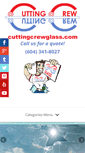 Mobile Screenshot of cuttingcrewglass.com